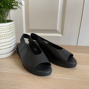 Saydo Sling Back Mini Wedge Sandal